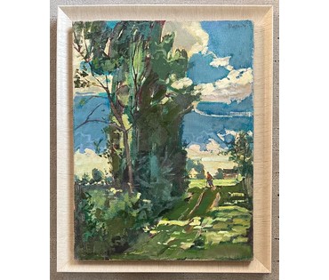 Мара Алесь (Марочкин А.А) "Мае Барсукі", 2019 г. Холст, масло. Размер 50х45 см. № 2773 (артикул №2773) - фото №3