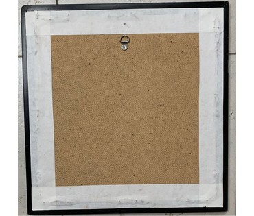 Тимохов С.А "Нацюрморт з яблыкамі", 1997г. Бумага, тушь, перо, акрил. Размер 34,5х35 см. с рамой и паспарту. № 2780 (артикул №2780) - фото №4