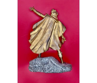 Скульптура. Европа. Бронза, камень. Высота 38,5 см. № 2785 (артикул №2785) - фото №2