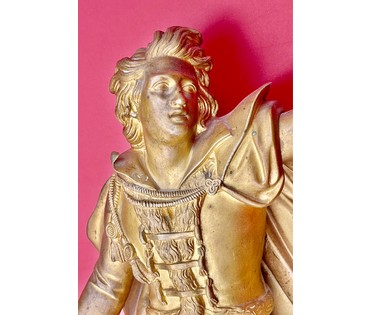 Скульптура. Европа. Бронза, камень. Высота 38,5 см. № 2785 (артикул №2785) - фото №6