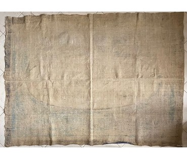 Маляванка, маляваны дыван "Кветкі", 1940-1950г.г. Палатно, алей (145х195) Глыбоцкі р-н. Віцебская вобласць. № 2789 (артикул №2789) - фото №2