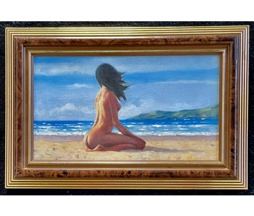 Оседовский А.Л "Крым", 2010г. Холст, масло. Размер 20х35 см. № 2867 (артикул №2867) - фото №1
