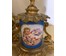 Часы каминные с двумя вазами. Бронза, золочение, фарфор Севр, живопись.Франция 19 век. № 2872 (артикул №2872) - фото №4