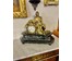 Часы каминные "Философ". Франция, 19 век. Бронза, мрамор. Размер 40х50 см. № 2876 (артикул №2876) - фото №1
