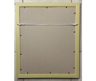 Денисов Г.И "Разлив". Линогравюра. Размер с рамой и паспарту 37,5х47,5 см. № 2892 (артикул №2892) - фото №2