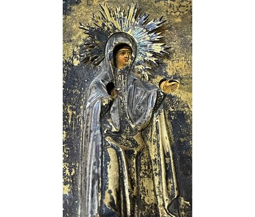 Святая Мария. Москва,1855г. (84) Размер 14х17 см. № 2918 (артикул №2918) - фото №4