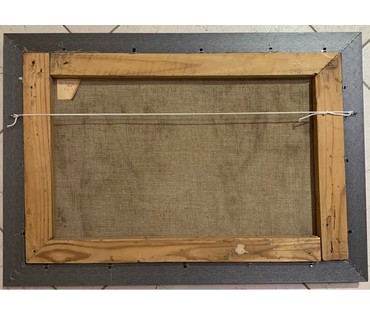 Крохалев П.С (Крохолев) "Лошади", 1960г. Холст, масло.Размер 32х51,5 см. № 2927 (артикул №2927) - фото №3