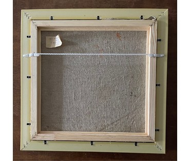 Крохалев П.С (Крохолев) "Спящая",1956г. Холст, масло.Размер 30,5х31 см. № 2928 (артикул №2928) - фото №2