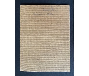 Волков А.В "Девочка", 1959г. Картон, масло. Размер 38х50,5 см. № 2930 (артикул №2930) - фото №3
