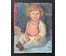 Волков А.В "Девочка", 1959г. Картон, масло. Размер 38х50,5 см. № 2930 (артикул №2930) - фото №2