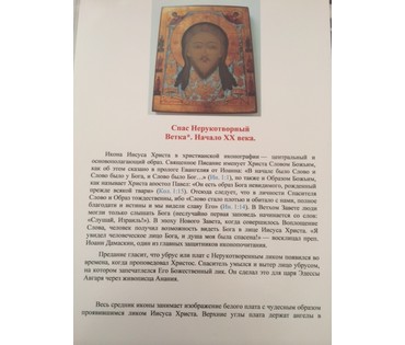 Икона "Спас Нерукотворный" с предстоящими. Ветка, начало 20ого века № 17