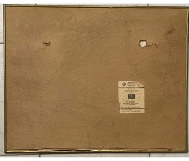 Рыжик Ю.М. Цветная линогравюра. 1981г. "Двенадцать пассажиров" Г.Х. Андерсен. Размер 40х50 см. № 3006 (артикул №3006) - фото №3