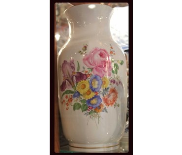 Ваза. Мейсен. Германия. Первая половина 20 века. Фарфор, живопись. Высота 36,5 см. № 3009 (артикул №3009) - фото №1