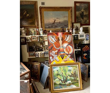 Зинчук А.М "Бабочка", 2004г. Холст, масло. Размер 95х117 см. № 3018 (артикул №3018) - фото №3