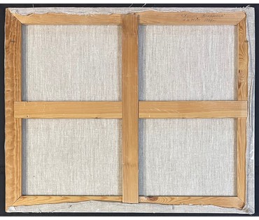 Жилин Е.И "Всадница", 1994г. Холст, масло. Размер 76х71 см. № 3031 (артикул №3031) - фото №4