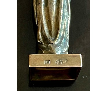 Статуэтка "Монах", 19 век. Россия (84) Высота 6,5 см. № 3060 (артикул №3060) - фото №2