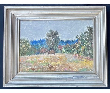 Аракчеев Б.В Пейзаж. Картон, масло. Размер 35х49 см.№ 3066 (артикул №3066) - фото №1