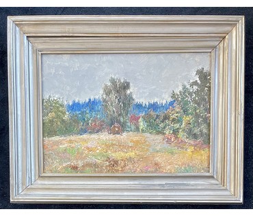 Аракчеев Б.В Пейзаж. Картон, масло. Размер 35х49 см.№ 3066 (артикул №3066) - фото №5
