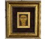 Гурвич Г.Л "Портрет", 1983г. Картон, масло. Размер 6,5х8,7 см. № 3070 (артикул №3070) - фото №1