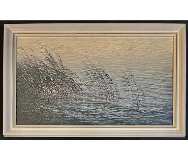 Шкарубо В.Ф "Холодный день", 2005 г. Холст, масло. Размер 40х70 см. № 3078 (артикул №3078) - фото №2