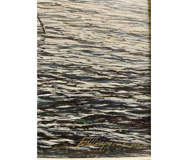 Шкарубо В.Ф "Холодный день", 2005 г. Холст, масло. Размер 40х70 см. № 3078 (артикул №3078) - фото №6