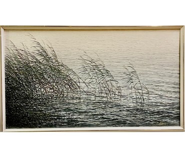 Шкарубо В.Ф "Холодный день", 2005 г. Холст, масло. Размер 40х70 см. № 3078 (артикул №3078) - фото №8