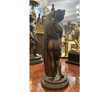 Статуэтка "Обнажение", Европа. 19/20 век, клеймо. Бронза. Высота 26 см. № 3126 (артикул №3126) - фото №4