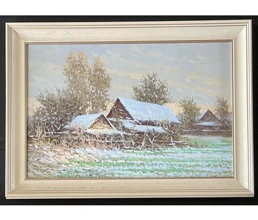 Коршунов Р. "На закате дня", 2023г. Холст, масло. Размер 40х60 см. № 3137 (артикул №3137) - фото №1