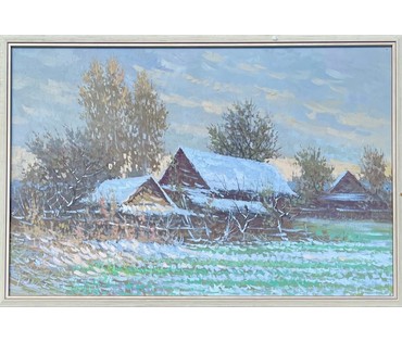 Коршунов Р. "На закате дня", 2023г. Холст, масло. Размер 40х60 см. № 3137 (артикул №3137) - фото №2