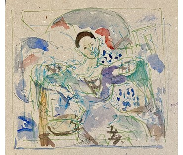 Кищенко А. М. Графика. Акварель. бумага; Размер 23х29,5см. № 3151 (артикул №3151) - фото №2