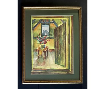 Кищенко А.М. Акварель. Размер в раме 77х60 см. № 3163 (артикул №3163) - фото №3