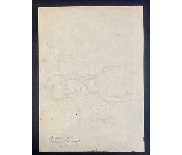 Кищенко А.М "Тамара",бумага, тушь. Размер 47х59 см. № 3166 (артикул №3166) - фото №3
