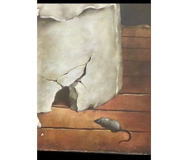 Каталожный Римашевский С.В "Грозящий", 2009г. Холст, масло. Размер 70х90 см. № 3170 (артикул №3170) - фото №4