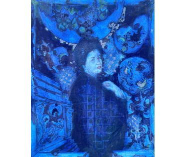 Кищенко А.М "Вселенная", 1981г. Холст, масло.Размер 120х94 см. № 3191 (артикул №3191) - фото №2