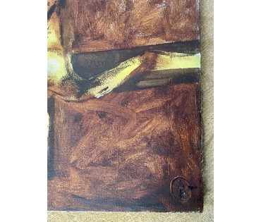 Кищенко А.М "Автопортрет", 1970г. Холст, масло. Размер 110х80 см. № 3192 (артикул №3192) - фото №4