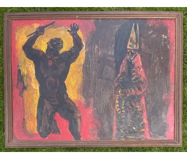 Кищенко А.М "Микеланджело", 1969г. Холст, масло. Размер 90х120 см. № 3218 (артикул №3219) - фото №1