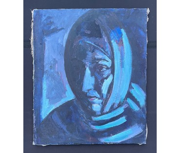 Кищенко А.М "Тамара", 1993г. Холст, масло. Размер без рамы 60х50 см. № 3225 (артикул №3225) - фото №2