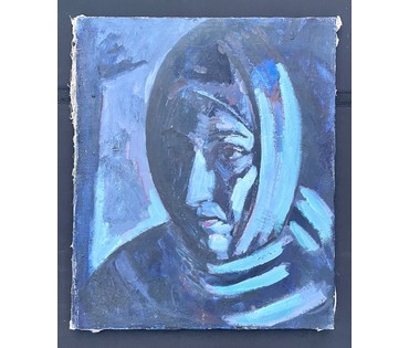 Кищенко А.М "Тамара", 1993г. Холст, масло. Размер без рамы 60х50 см. № 3225 (артикул №3225) - фото №3