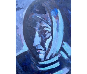 Кищенко А.М "Тамара", 1993г. Холст, масло. Размер без рамы 60х50 см. № 3225 (артикул №3225) - фото №5