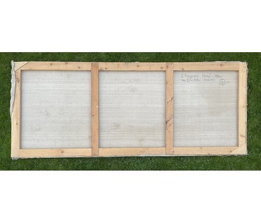 Кищенко А.М "Ночь", 1994г. Холст, масло. Размер 80х200 см. № 3226 (артикул №3226) - фото №5