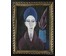 Кищенко А.М. Ранний "Женский портрет с цветком", 1960г. Холст, масло. Размер 80х60 см. № 3229 (артикул №3229) - фото №3