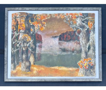 Ландарский Р.Е "Моя Беларусь". Холст, масло, картон. Размер 37х50 см. № 3230 (артикул №3230) - фото №2
