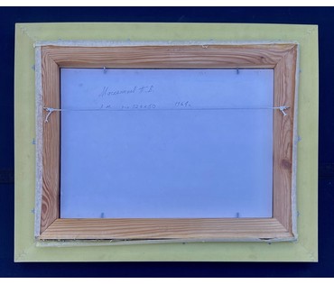 Маслеников П.В "Пейзаж",1964г. Холст, масло. Размер с рамой 46,5х59 см. № 3234 (артикул №3234) - фото №3