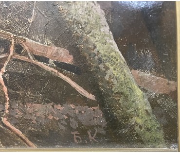 Казаков Б.И "Долина ветров. Иван", 2004г. ДВП. масло. Размер 80х80 см. № 3270 (артикул №3270) - фото №8