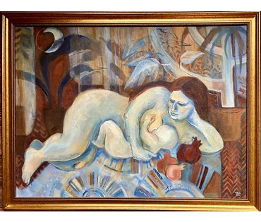 Трухан Екатерита "Пяшчота", холст. масло. Размер 60х80 см. № 3283 (артикул №3283) - фото №1