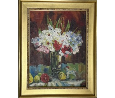 Кулеш Н.П "Наюрморт", 1992г. Холст, масло. Размер 35х45,5 см. № 3289 (артикул №3289) - фото №1