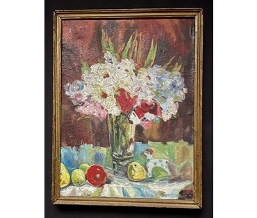 Кулеш Н.П "Наюрморт", 1992г. Холст, масло. Размер 35х45,5 см. № 3289 (артикул №3289) - фото №4