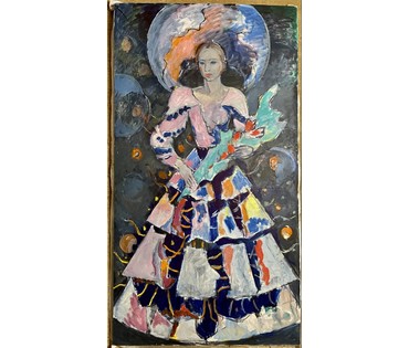 Кищенко А.М "Невеста", 1995г. Холст, масло. Размер 200х109 см. № 3305 (артикул №3305) - фото №2