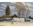 Фетисов И.Я "Лунный вечер", 1993г. Холст на картоне, масло. Размер 48х66,5 см. № 3306 (артикул №3306) - фото №2