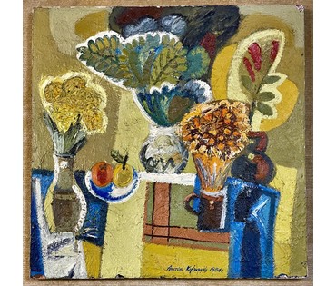 Кузнецов А.В. Ранний "Яблочный спас", 1984г. Холст, масло. Размер 92х92 см. № 3307 (артикул №3307) - фото №2